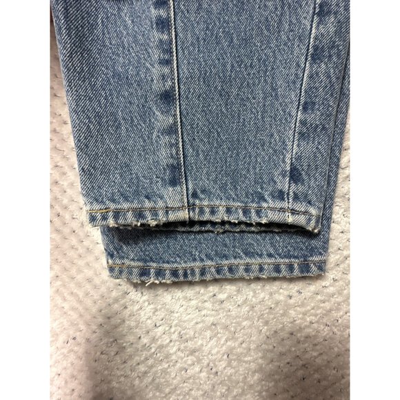 Vintage Levis Jeans Womens 27 High Waist Blue Denim Cropped Jane Button Fly - Picture 15 of 16